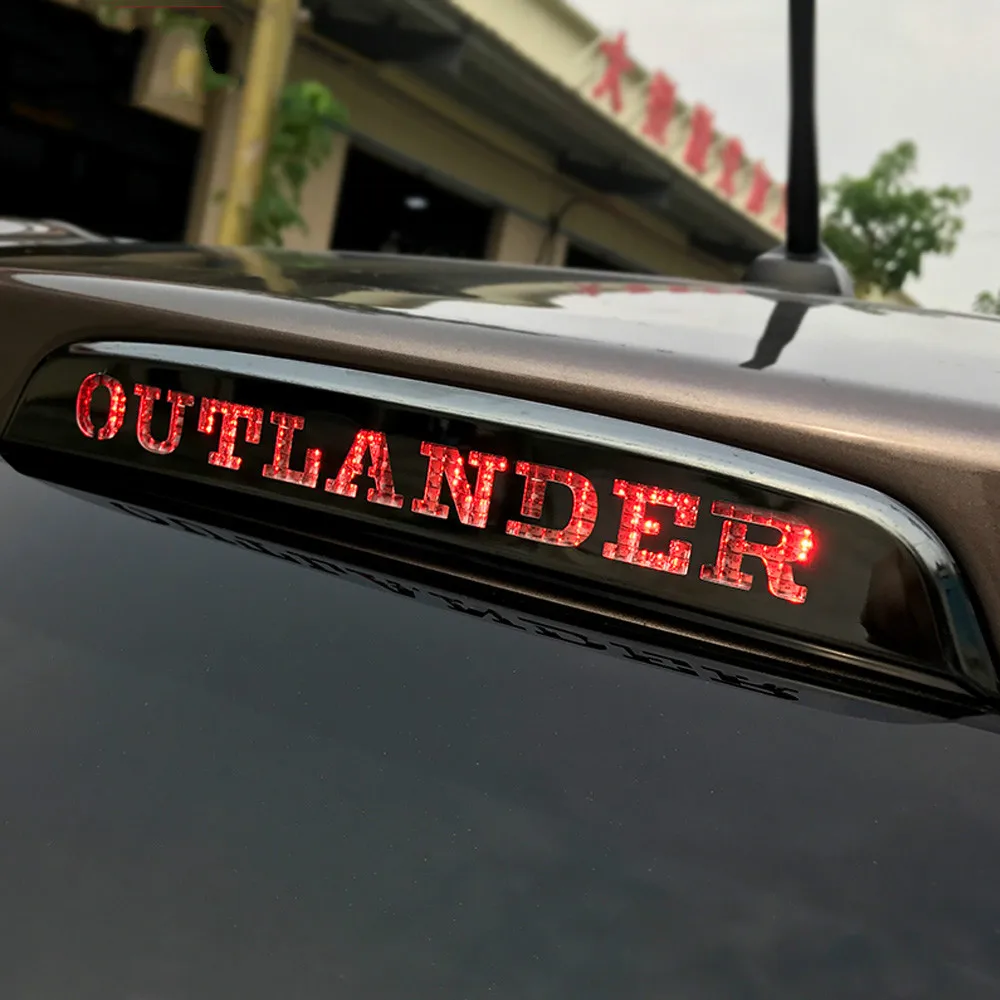

Car Brake Lights Decorative Cover for Mitsubishi Outlander 2016 2017 2018 2019 2020 High Mount Stop Lamp Stickers Accessories
