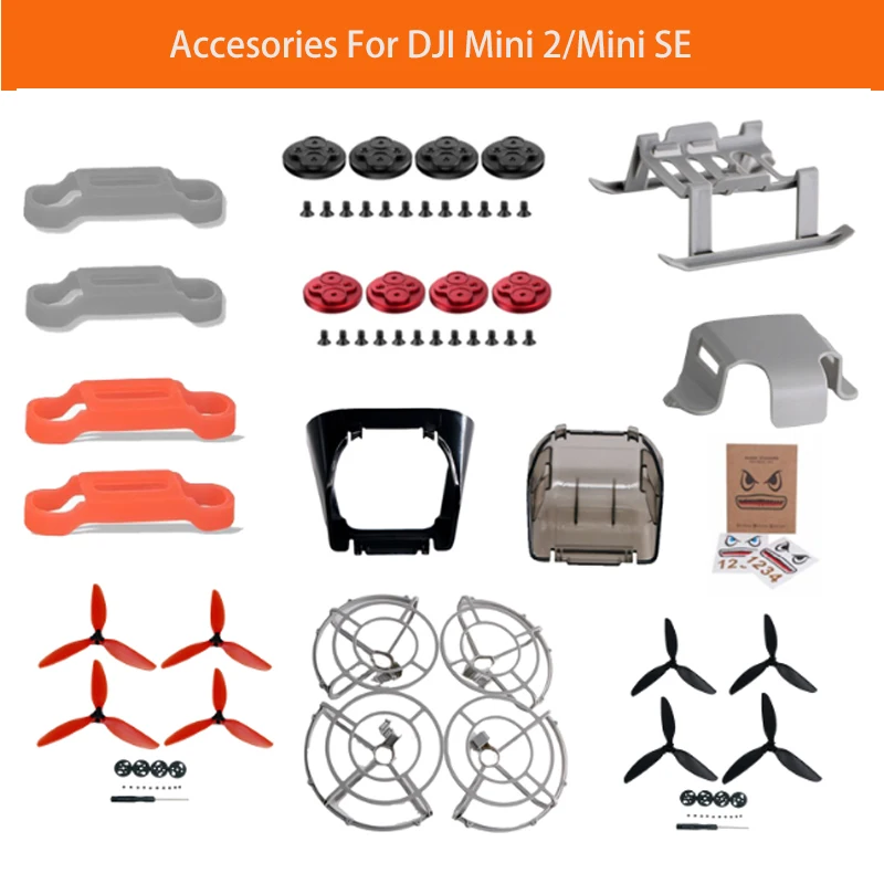 Landing Gear For Dji Mavic Mini 2/mini Se Drone Propeller Guard Holder