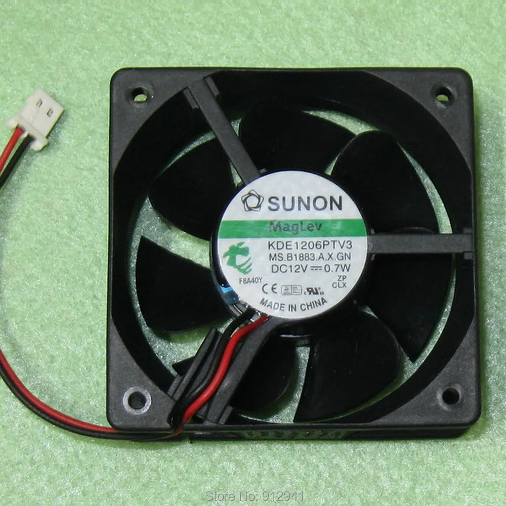 B73 SUNON KDE1206PTV3 6025 60 мм x 25 кулер Maglev Вентилятор охлаждения 12 В 0 7 Вт 2 провода 2Pin