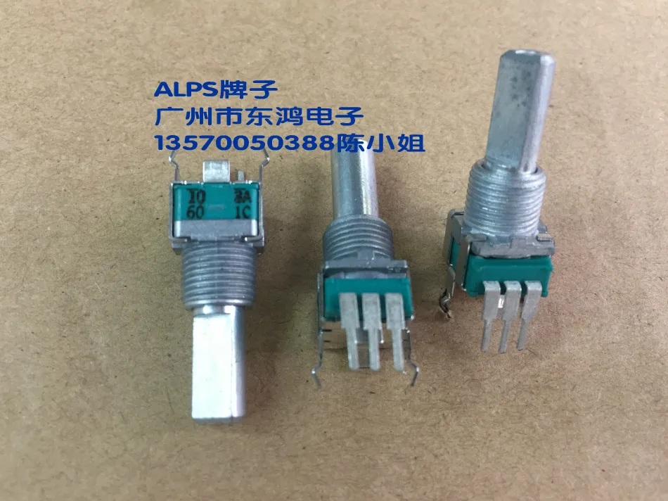 [bella]japan-alps-rk09l-precision-potentiometer-single-link-a10k-axis-length-20mm-volume-potentiometer-10pcs