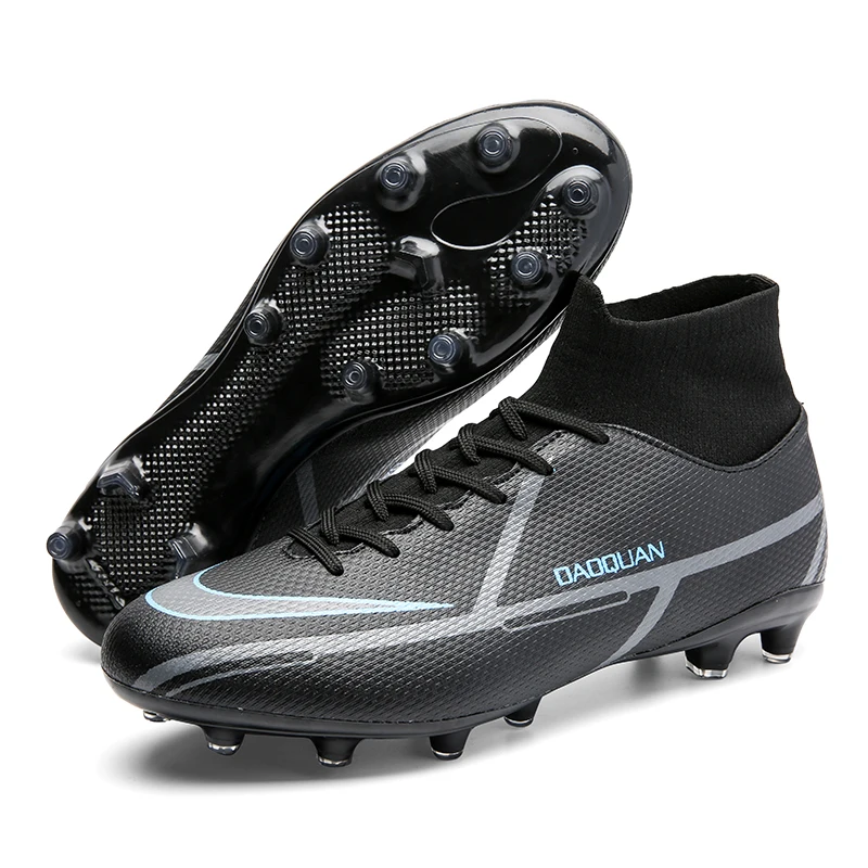 SoccerShoesMenNewHightopBigSizeOutdoorFootballBoots