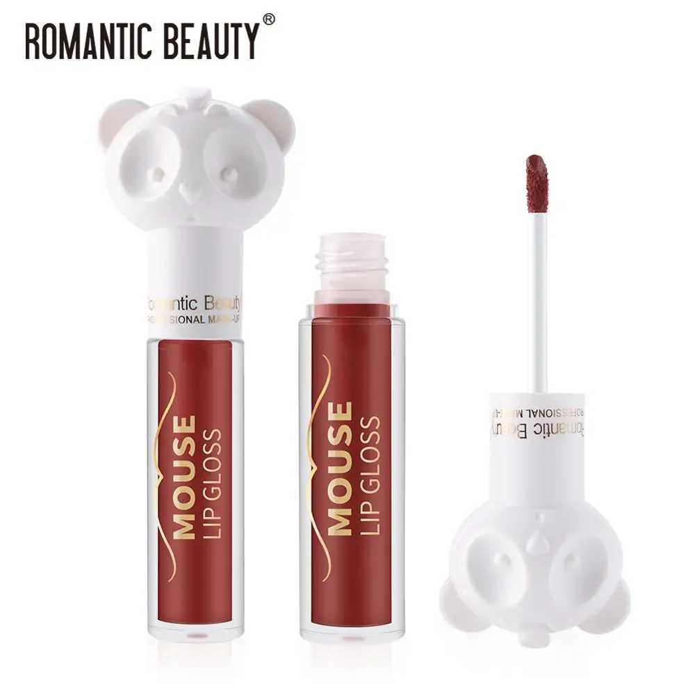 

Romantic Matte Lip Gloss Lip Makeup 6 Colors Velet Nude Waterproof Lipgloss Matte Lipstick Liquid Lipstick Long lasting Lip Tint