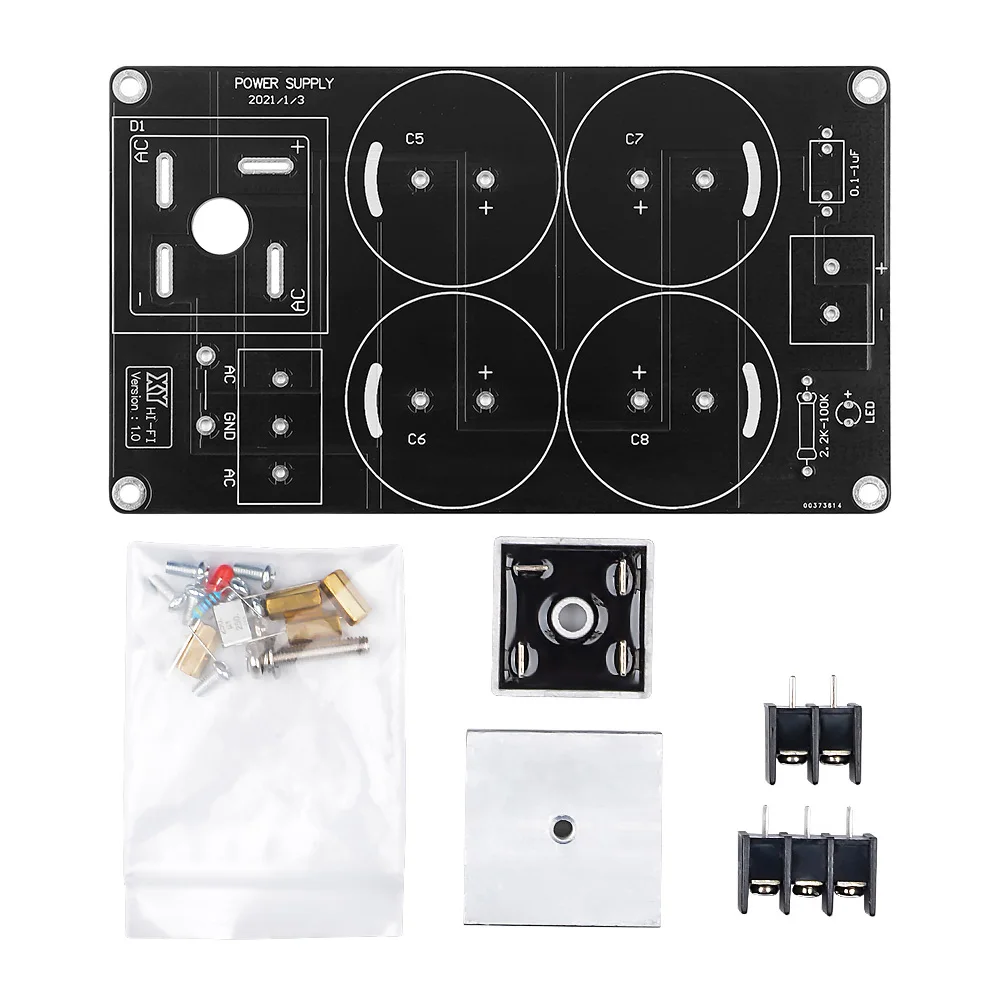 best amplifier AIYIMA 50A Single Power Rectifier Filter Board Diy Kits PCB Board 10000uF/50V Large Current For 1969 Amplifier 4 channel amp Audio Amplifier Boards