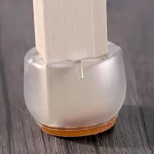 Защитная напольная мебель, диван-табурет, Нескользящие ножки стула, прозрачный войлочный силиконовый коврик для стола, несколько стульев, коврик для ног