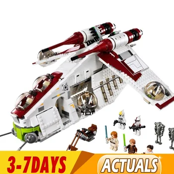 

DHL 81043 05041 Star Genuine Series The The Republic W Gunship Set Educational Building Blocks Bricks Toys 75021 Gifts