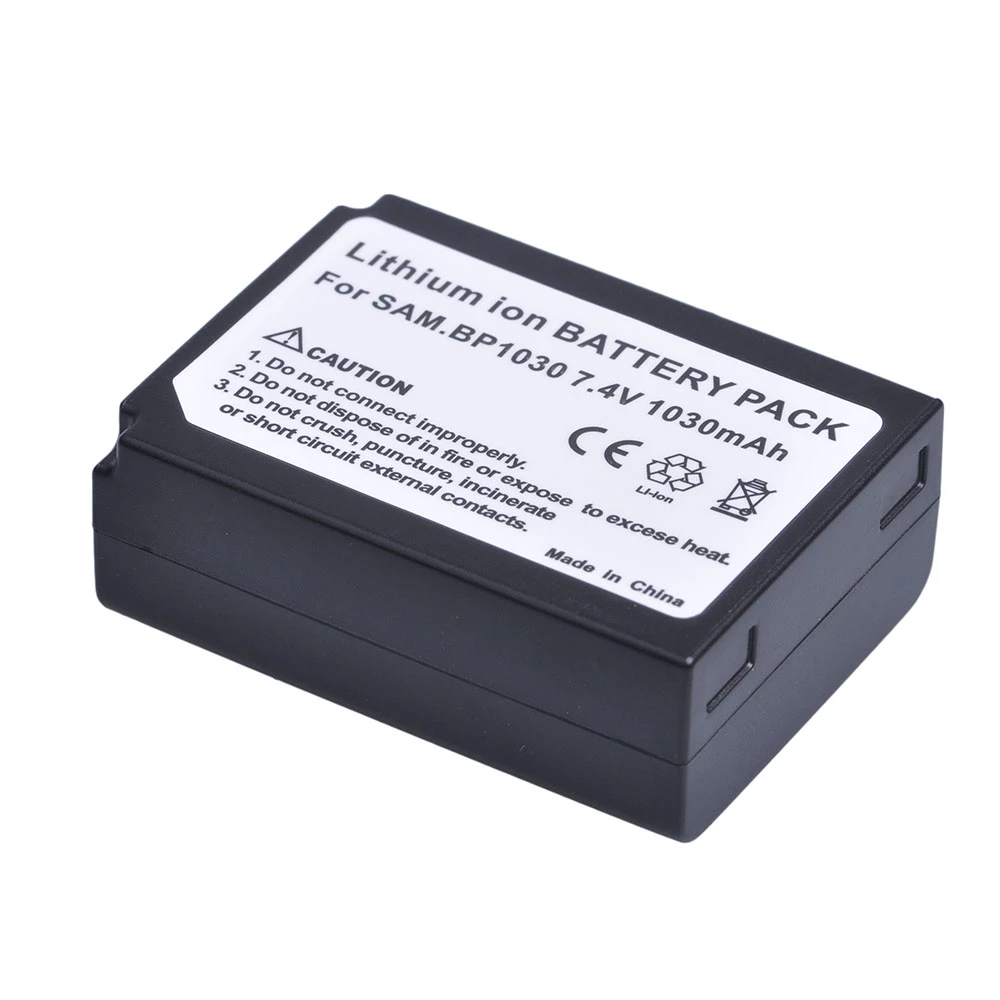 1pc BP-1030 BP 1030 Replacement Battery for Samsung NX200 NX200RS NX210 NX2000 NX300 NX1000 NX1100, BP1030B, BP1130 Battery