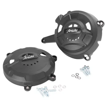 

Matt Black Motorcycle Engine Case Crankcase Generator Stator Guard Cover Protector For Ducati 1199 2012 2013 2014 2015