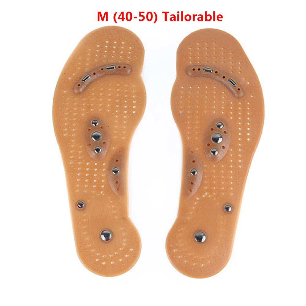 M (40-50) Массажные тапочки для ног; рефлексотерапия; акупунктурная терапия; Массажер для ходьбы с камнями; обувь для иглоукалывания; Булыжный Камень; Массажер; сандалии - Цвет: M (40-50)
