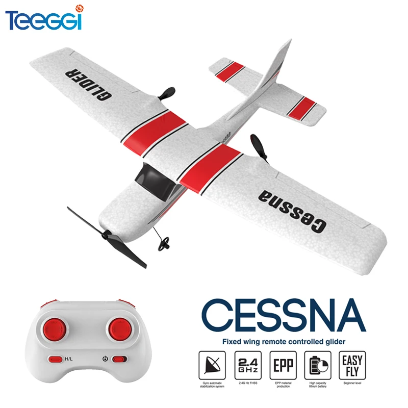 Z53 RC Plane EPP Foam Glider RC Airplane Gyro 2.4G Remote Control Wingspan Cessna 182T Electric Outdoor Fixed Wing Aircraft Toy