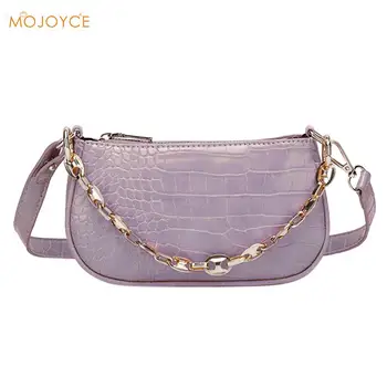 

Fashion Alligator Leather Handbag Women Chain Zipper Totes Solid Shoulder Bags for Outdoor Shopping Traveling Decoration