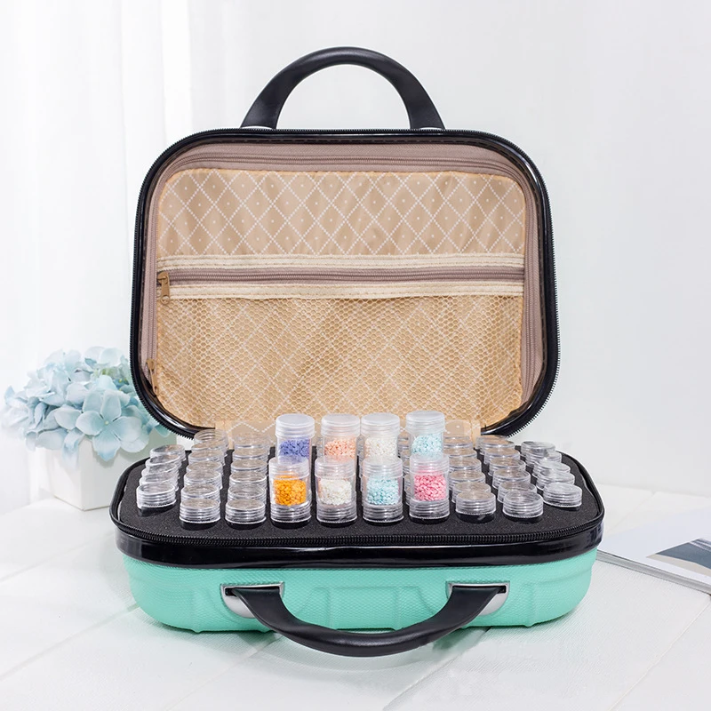 

132 Bottles Diamond Painting Accessories Cross Stitch Tool Container Diamond Storage Box Full Square 5D Embroidery Mosaic