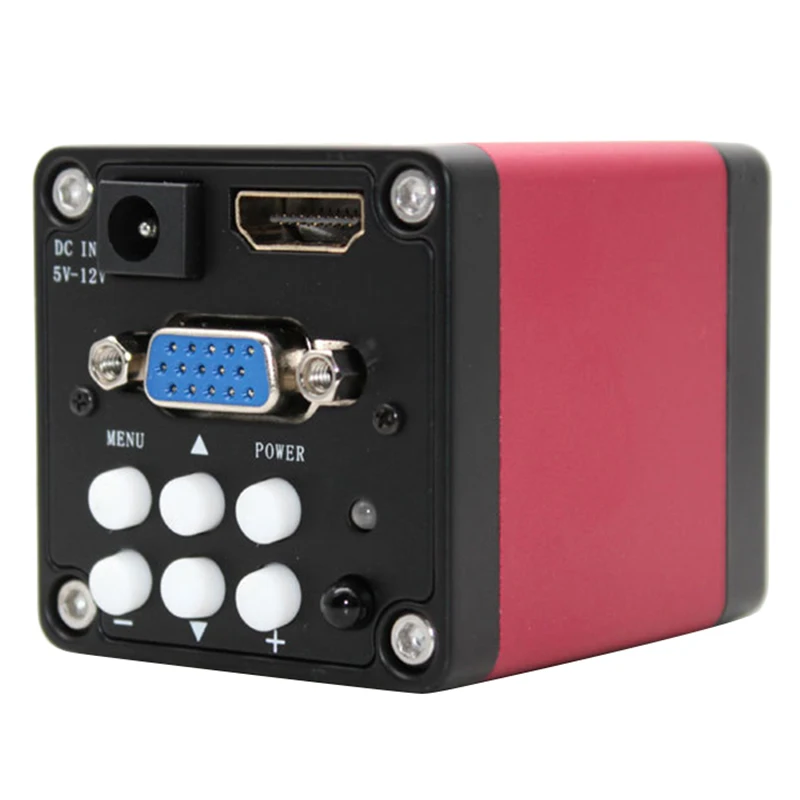 Version 14mp Hdmi Vga Hd Industry 60f/S Video Microscope Camera 8~130x Zoom C-Mount Lens+ Remote Control(EU Plug