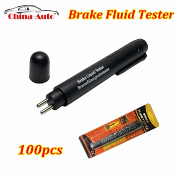 

100pcs/Lot Brake Fluid Tester 5 LED Car Vehicle Auto Automotive Testing Tool for DOT3/DOT4 Hot Selling