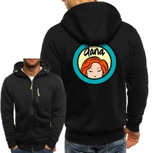 Desenhos animados engraçado menina dana jaquetas homens harajuku casual solto camisolas anime gráfico outerwear hip hop jaquetas masculinas confortáveis