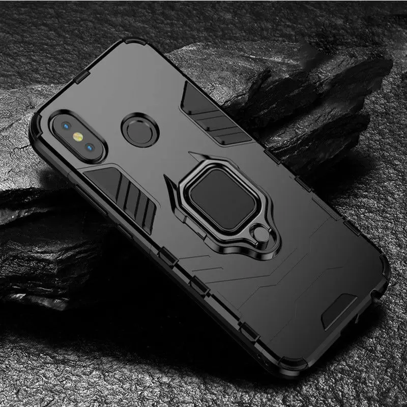 Для Xiaomi Redmi Note 6 7 Pro Redmi 7 Гибридный магнитный держатель подставки для кольца чехол задняя крышка чехол-бампер для телефона