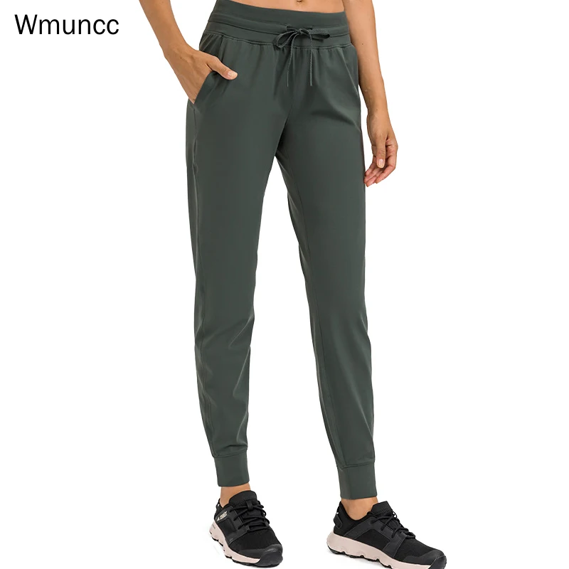 

Wmuncc Sports Pants Women High Waist Energy Fitness Yoga Leggings With Pocket Breathable Jog Exercise Loose Trousers Plus Size