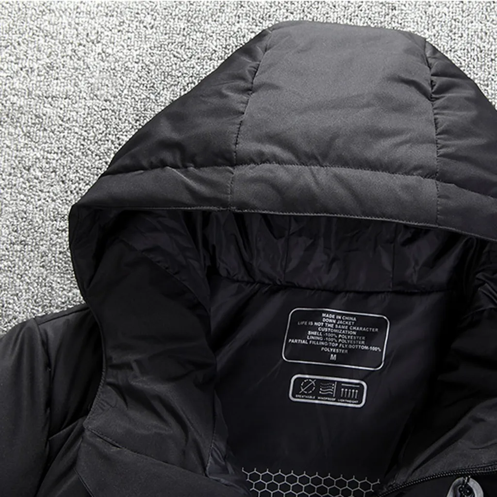 Newest Skiing Jacket Men's Waterproof Windbreaker Warm Coat Men Large Size Hooded Jackets Casual Outdoor Ski Jackets Overcoat