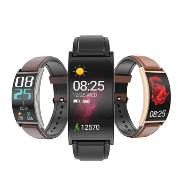 

2020 New Flexible Smart Watch Band Full Touch AMOLED Curved Sreen Technology Smart Wristband Fitness Sport Heart Rate Monitor