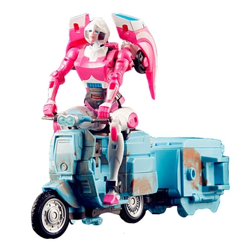 

WEIJIANG MW02 Transformation Action Figure Toys Sqweeks Movie Model PVC Battle Damaged Edition Deformation Car Robot Figma Gift