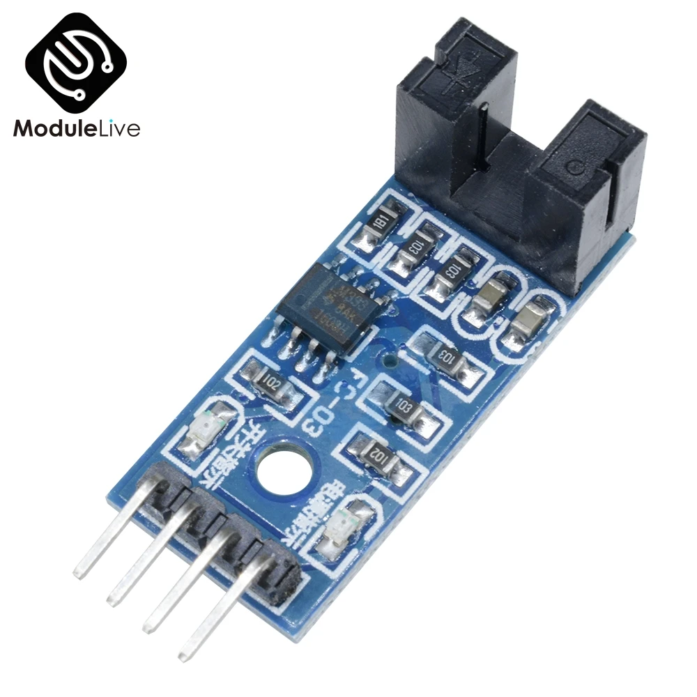 Слот Тип ИК оптрон модуль датчика скорости LM393 для Arduino Groove муфта Сенсор 3 V-5 V Реле