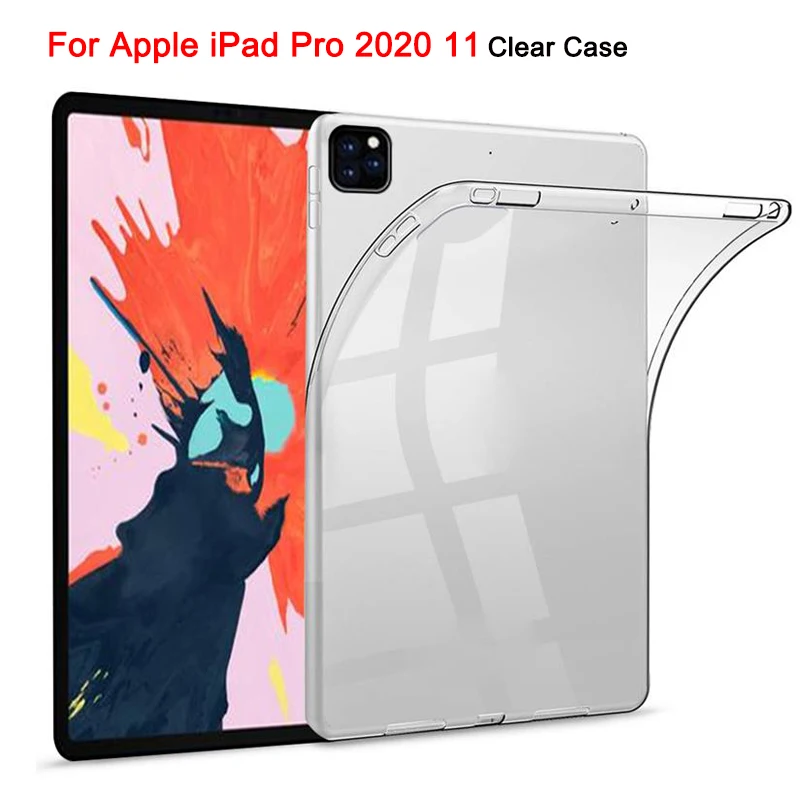 Прозрачный чехол для Apple iPad Pro 2020 11 &quot тонкий ТПУ силиконовый защитный планшета