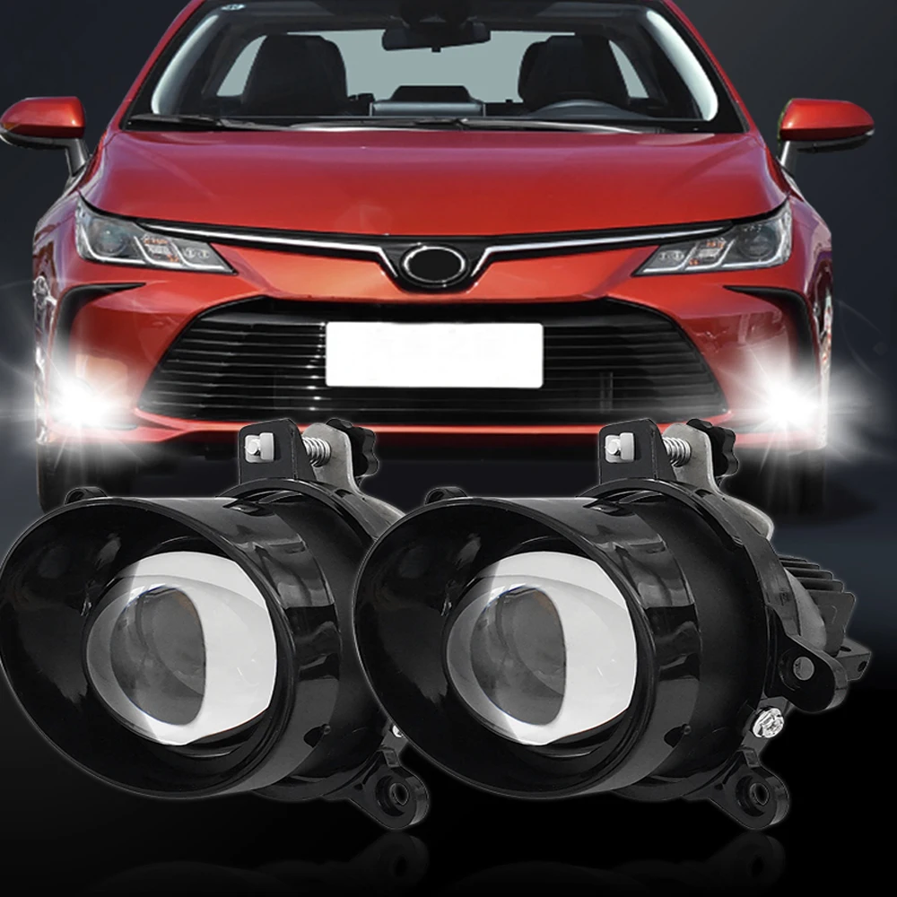 Светодиодные противотуманные фары Hyperboloid Bi для Toyota Corolla Yaris Auris Hilux RAV4 Camry Avensis Highlander