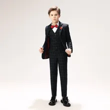 YuanLu костюмы для мальчиков, костюм с блейзером, 6 шт./5 шт., свадебное пианино, пиджак для мальчиков, детские костюмы на осень и зиму, детская одежда(2-14 лет