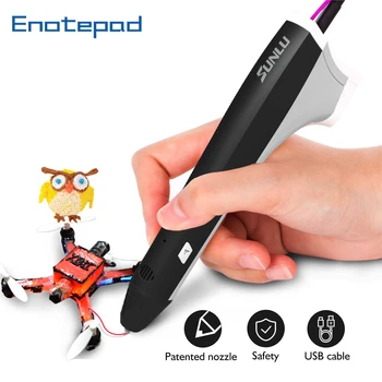 

Enotepad 3D Pen doodling gift 3d Pens Original Factory M1 Color Support PLA PCL Filament gadget scribble professional 3d-pen