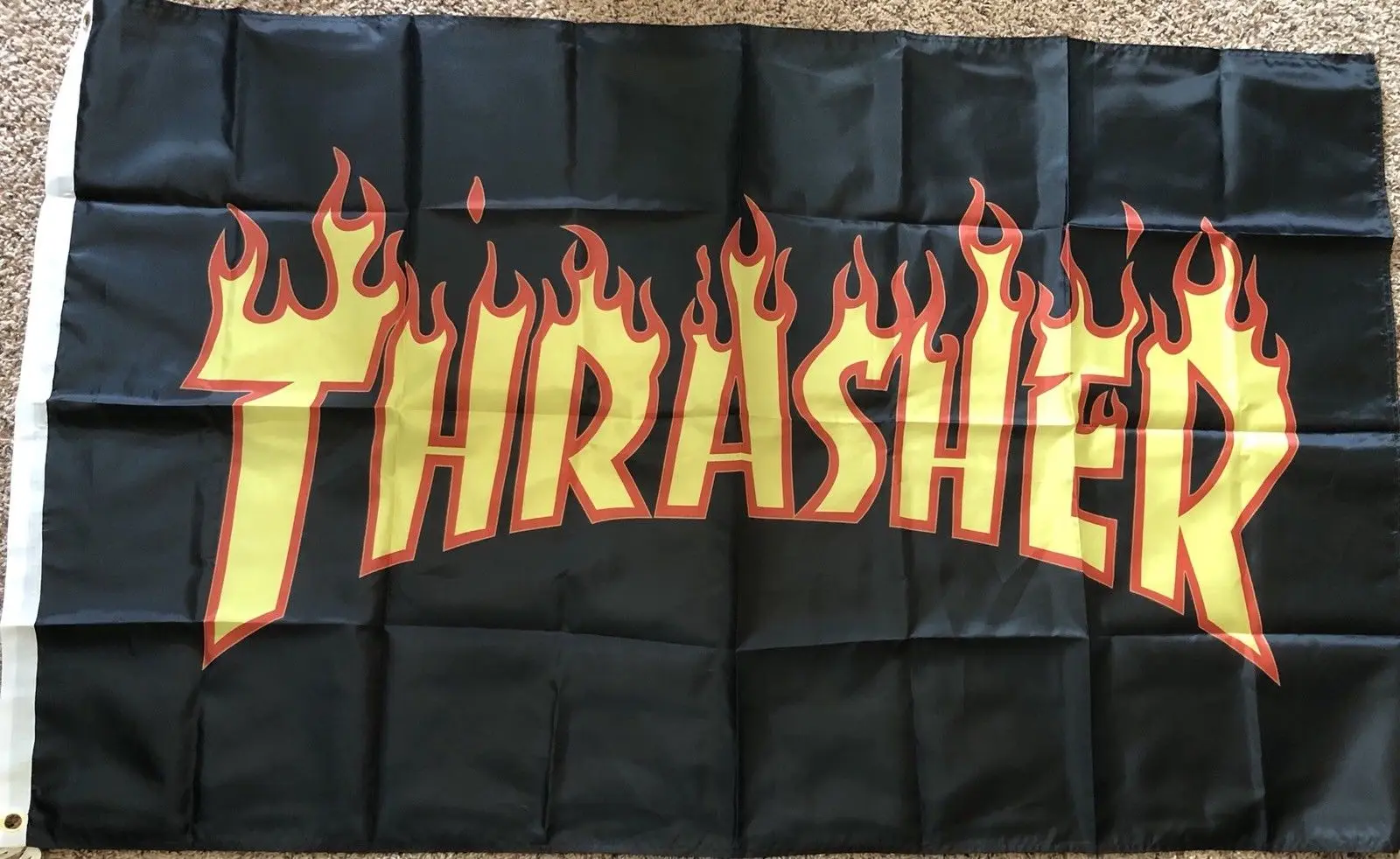 3ft x 5ft3 x5ft Подробная информация о Thrasher скейтборд журнал флаг печати баннер, флаг из полиэстера Размер 150*90 см