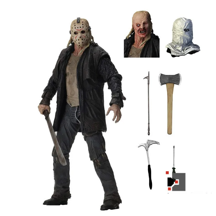 NECA 7 дюймов пятница тринадцатая Jason Коллекционная фигурка для фанатов праздничный подарок