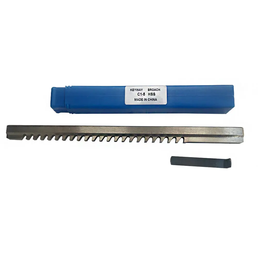 5mm Keyway Broach C1 Push-Type Metric Size with Shim HSS Broach Cutting Tool for CNC Machine knife