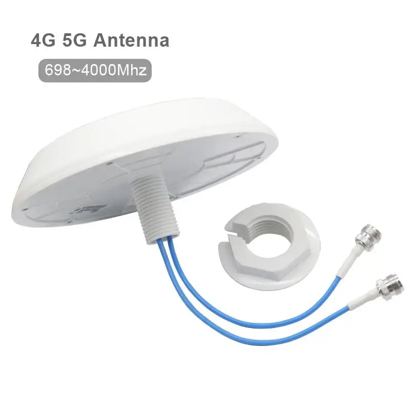 5G Antenna Full-frequency Indoor 8dbi Beautification Dual-polarized Omnidirectional Signal Booster Ceiling N Female Connector full hd digitale hdtv antenne tv ontvanger met versterker booster dvb t2 indoor 980 miles clear satellietontvanger schotel anten