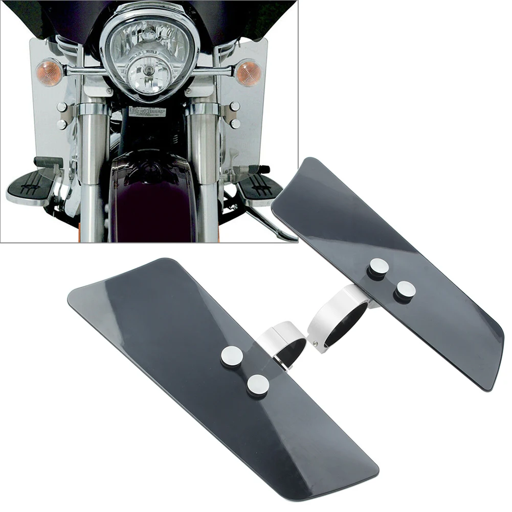 Motorbike Wind Fork Air Deflector 2pcs For Honda Yamaha Suzuki Kawasaki