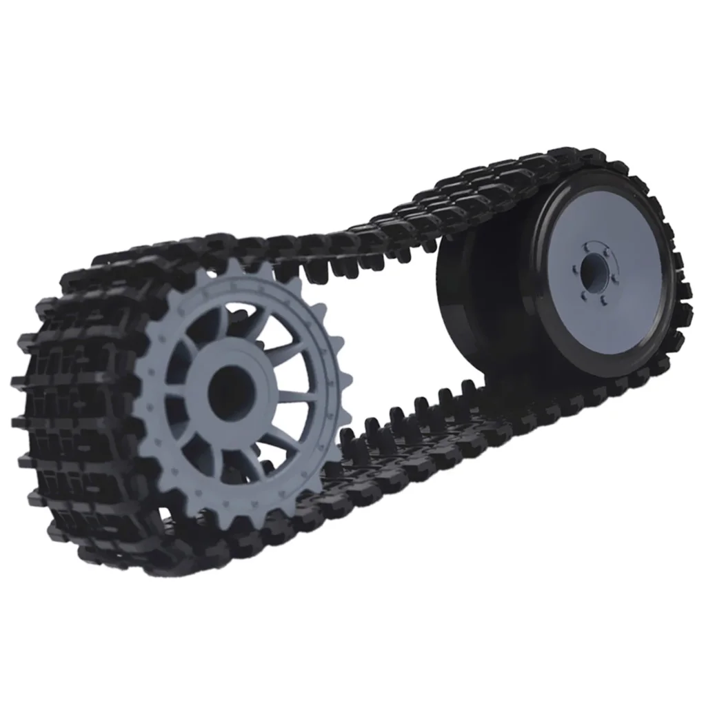 Plastic Tracked Crawler Tank Load Wheel - Robot Car Chassis Fun Science Lab Assemble Kits - DIY Car Arduino RC Toy