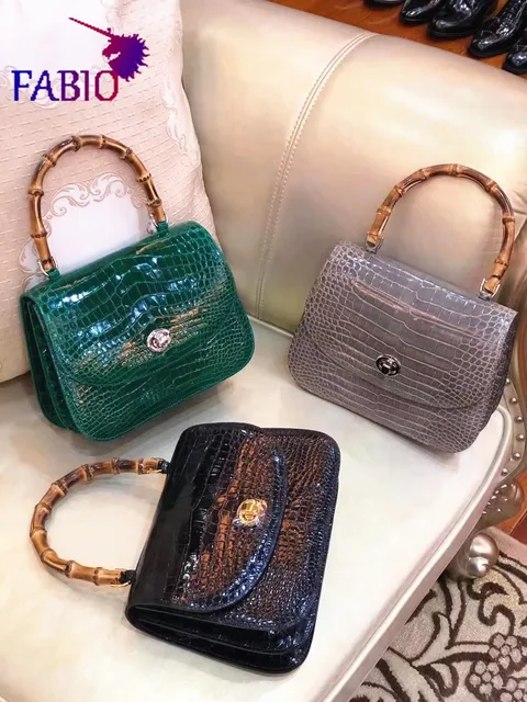 2021 high-end dinner ladies handbag   Crocodile skin craft making Women's custom bagsColor can be customized to select [Remarks] 5