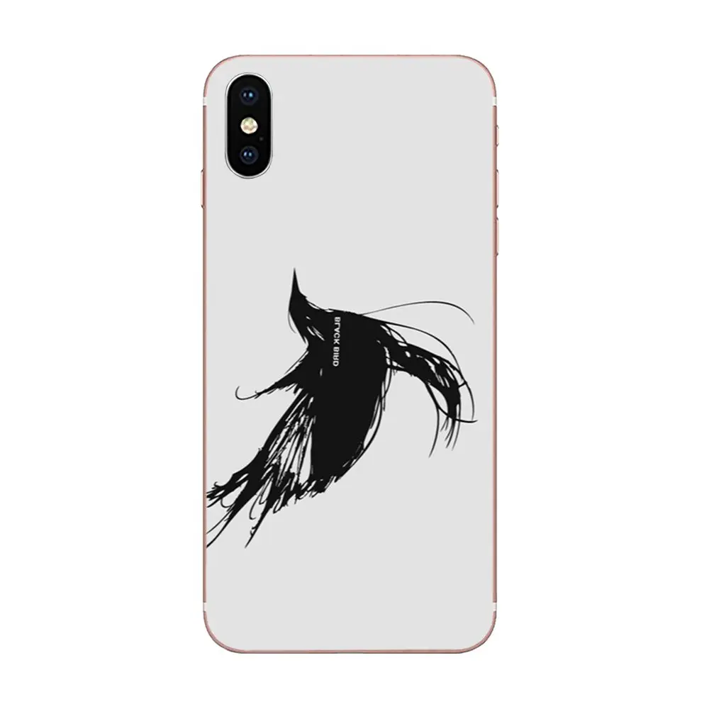 Cool Crow черный и белый цвета для Xiaomi Redmi Mi 4 7A 9T K20 CC9 CC9e Note 7 9 Y3 SE Pro Prime Go Play Мягкий ТПУ