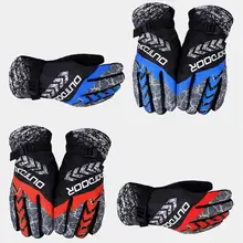 Новые зимние теплые перчатки на полный палец ветрозащитные холодные плюс бархатные утолщенные перчатки для спорта на открытом воздухе для езды на мотоцикле лыжные перчатки