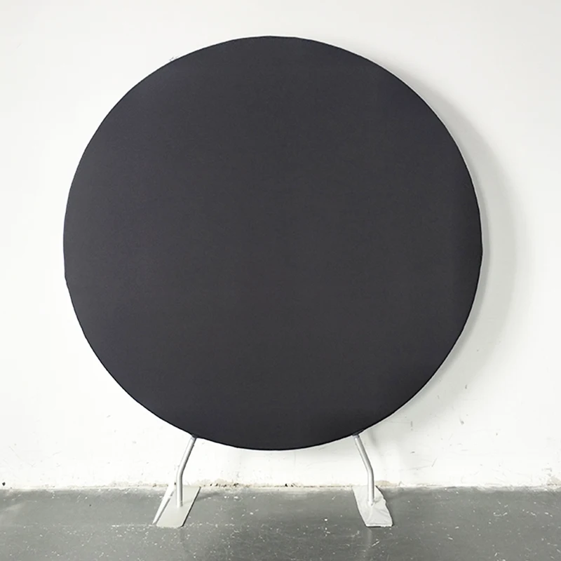 2m/7ft Round Pillow Case Backdrop Custom Printing Design With Frame