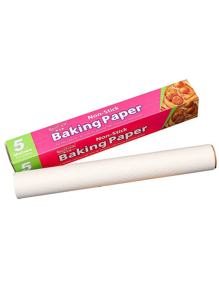 10/20m*30cm Baking Paper Barbecue Double-sided Silicone Oil Paper Parchment Rectangle Oven Oil Paper Baking Sheets Bakery BBQ