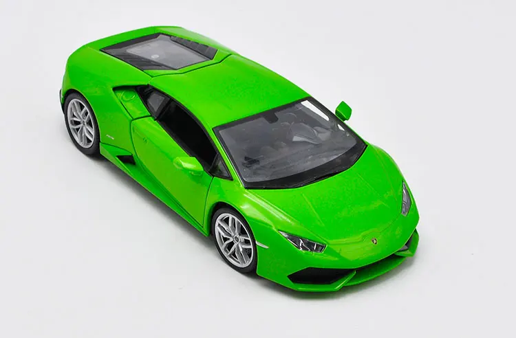 Welly 1/24 1:24 Lamborghini Huracan LP610-4 спортивный гоночный автомобиль Транспортное средство литье под давлением дисплей Модель игрушки на день рождения для детей мальчиков и девочек