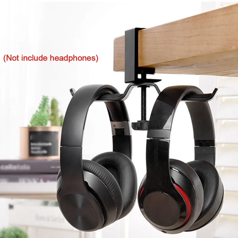Display Rack Non Slip Anti Scratch Rotatable Hanger Aluminum Alloy Desk Holder Multifunctional Headphone Stand Home Office