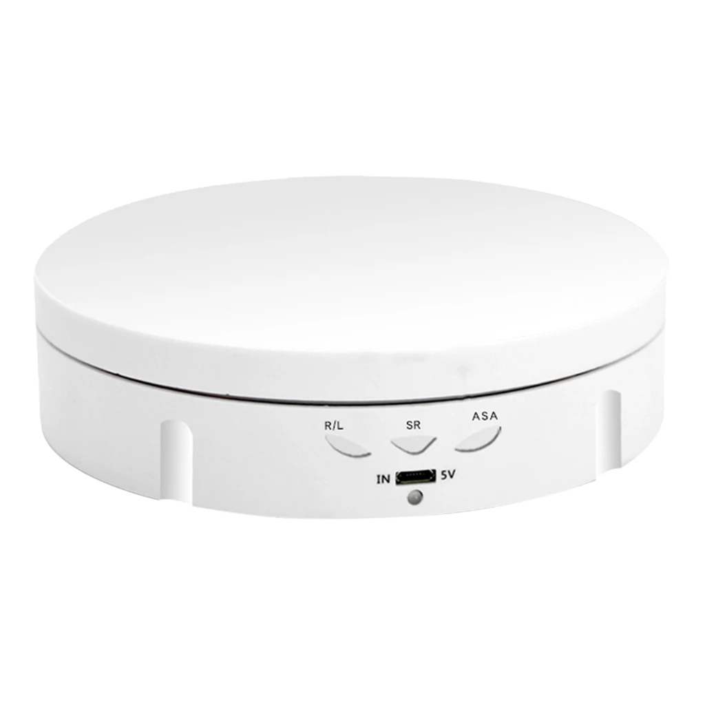 360 Degree Electric Rotating Turntable for Photography, Automatic Revolving Platform, for Watch, Bag, Jewelry, Shoes