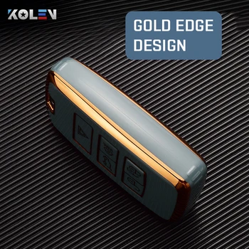 Nuovo TPU Car Key Case Cover Shell Fob per Land Rover Range Rover Evoque Discovery Sport Velar per Jaguar XE E-PACE XF accessori - Nuovo TPU Car Key Case Cover Shell Fob per Land Rover Range Rover Evoque Discovery