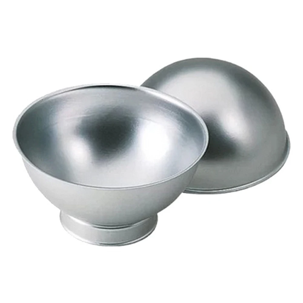 DIY Kitchen Sphere Ball Cake Mold Tin 3D Baking Pastry Aluminum Alloy Pan Pudding