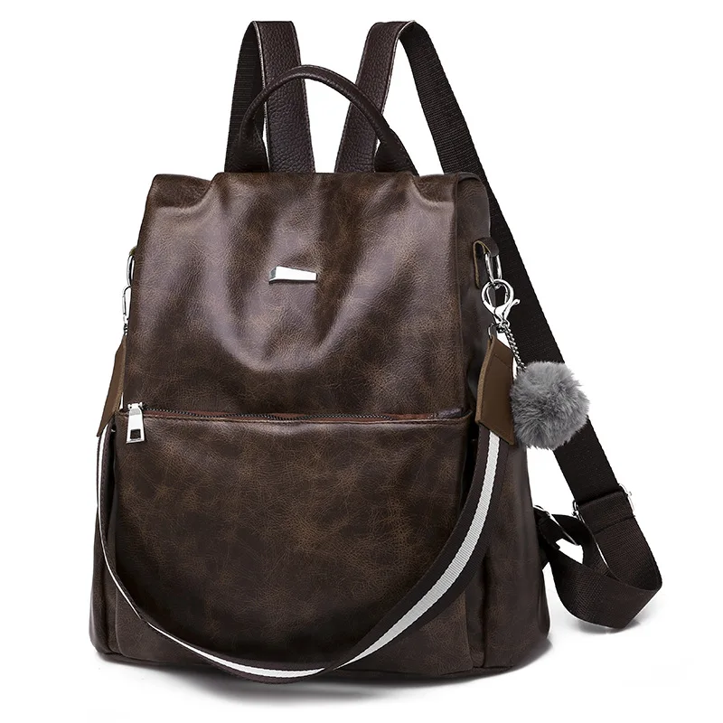 Напрямую от производителя продажи стиль PU рюкзак корейский стиль Женская Повседневная дорожная сумка простой Универсальный Рюкзак Тренд W