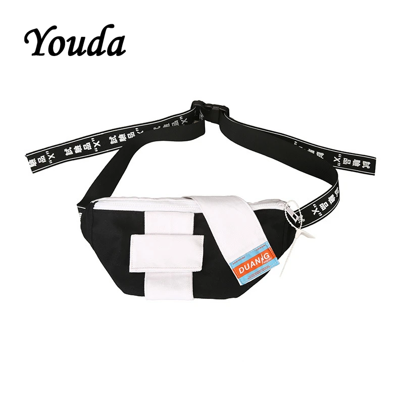 

Youda Original Design Unisex Chest Bag Large Capacity Portable Phone Pouch Outdoor Stitching Color Pockets Classic Waist Pack
