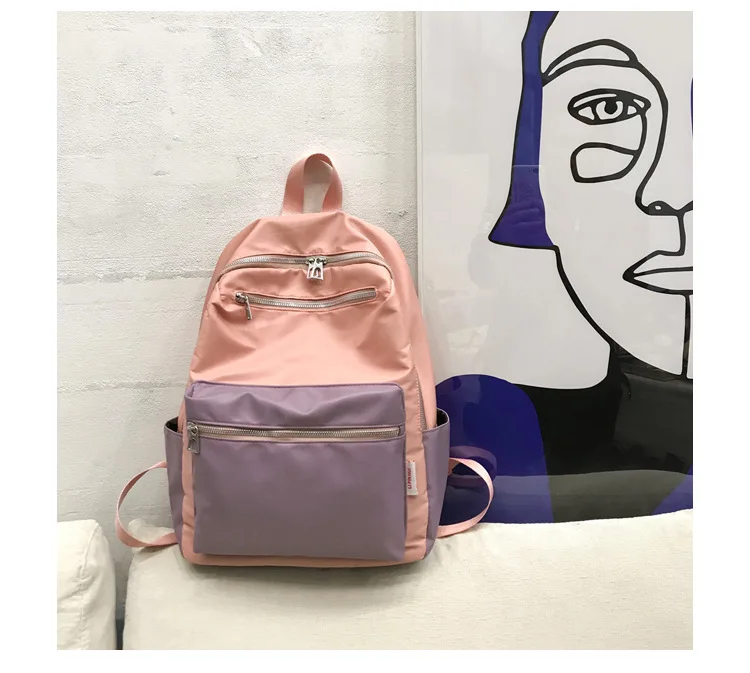 JIULIN рюкзак для девочек, сумки для путешествий, черный, преппи, для школы, высокое качество, для женщин