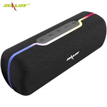 Zealot s55 controle de toque alto-falante portátil sem fio bluetooth caixa de som baixo estéreo de alta fidelidade com tws e microfone embutido