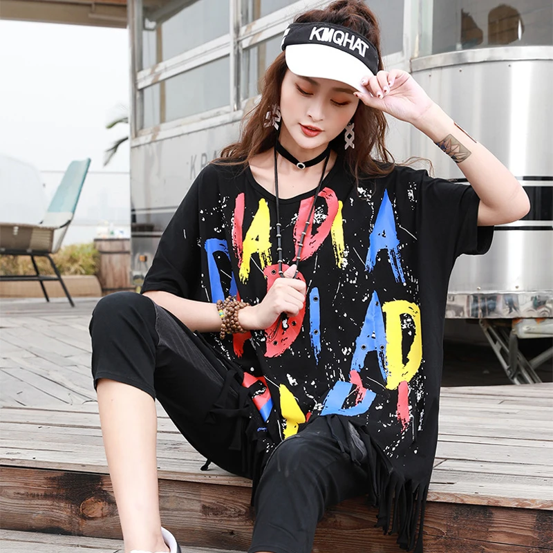 Max LuLu 2020 модные новые летние уличные женские роскошные футболки с принтом