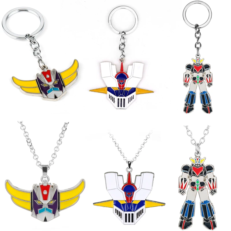 Ожерелье с подвеской в виде мультяшного аниме Mazinger Z НЛО грендар робот